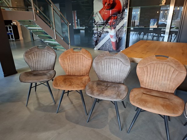 8x eetkamerstoel diverse kleuren - afbeelding 5 van  9