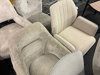 8x eetkamerstoelen, beige - afbeelding 4 van  7