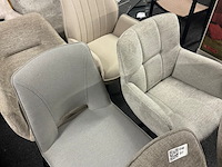 8x eetkamerstoelen, beige - afbeelding 5 van  7