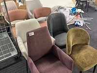 8x eetkamerstoelen, mix - afbeelding 1 van  9