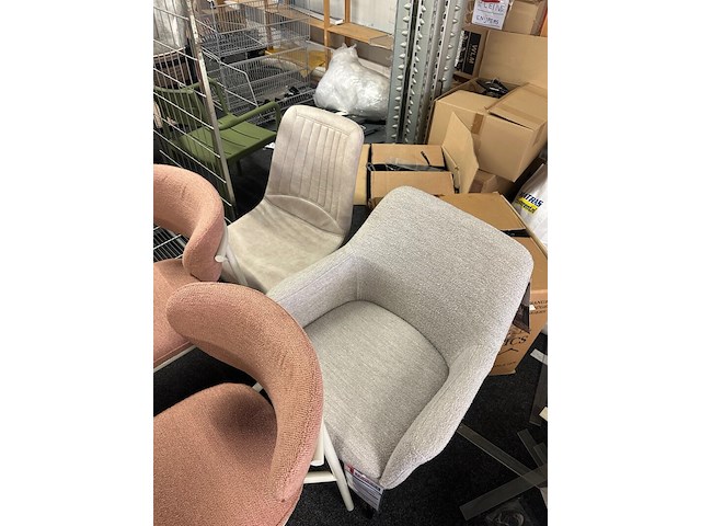 8x eetkamerstoelen, mix - afbeelding 3 van  9