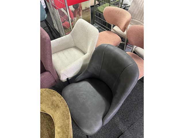 8x eetkamerstoelen, mix - afbeelding 6 van  9