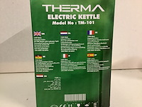 8x elektrische waterkokers therma, zilver/zwart - afbeelding 2 van  2