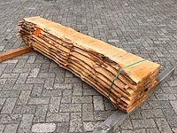 8x europees noten stam gezaagd, 27x350mm, lengte 200cm - afbeelding 2 van  3