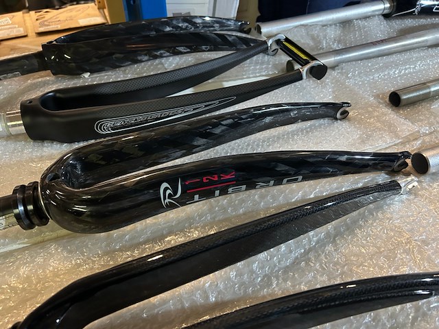 8x fiets voorvorken voor o.a. racefiets, w.o. orbit, dedaccia - afbeelding 4 van  9