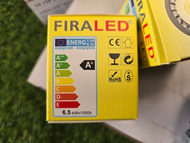 8x firaled gu10 led spot firalux, md-20640gu-dw - afbeelding 6 van  7