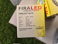8x firaled gu10 led spot firalux, md-20640gu-dw - afbeelding 7 van  7