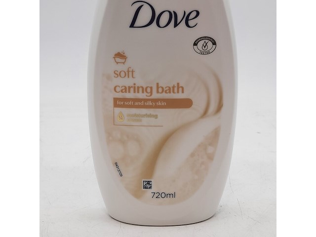 8x fles badcrème, 720 ml, dove, caring bath - afbeelding 3 van  4
