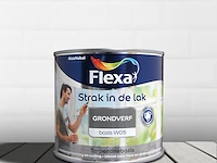 8x flexa strak in de lak alkyd grondverf wit - 500 ml - buiten - mat, flexa, wit