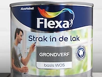 8x flexa strak in de lak alkyd grondverf wit - 500 ml - buiten - mat, flexa, wit - afbeelding 2 van  2