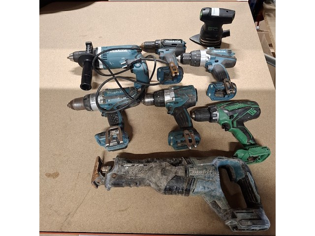 8x gereedschap, makita, festool en hitachi - afbeelding 1 van  18