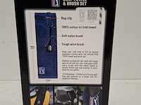 8x golf towel & brush set pga tour - afbeelding 2 van  2