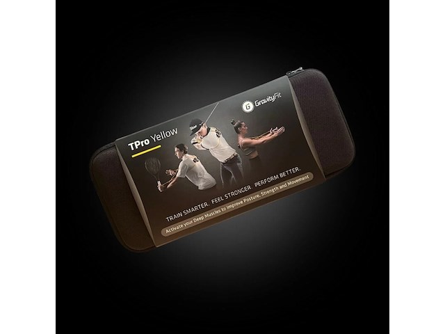 8x golf trainings hulpmiddel gravityfit, tpro yellow - afbeelding 1 van  5