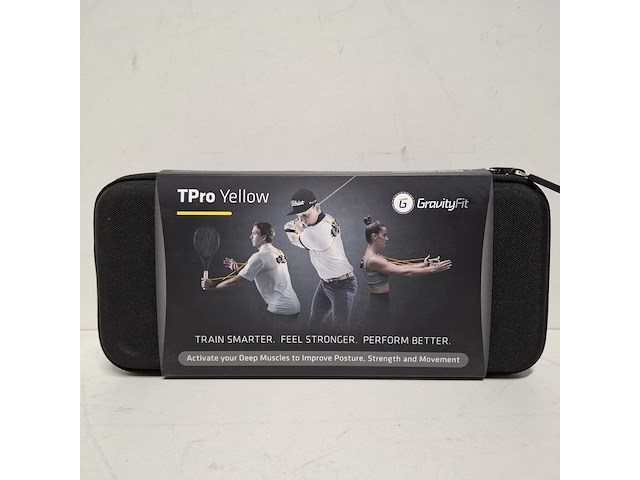 8x golf trainings hulpmiddel gravityfit, tpro yellow - afbeelding 3 van  5