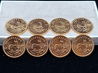 8x gouden munt, south africa, krugerrand