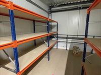 8x grootvakstelling oranje/blauw totaal 12 meter