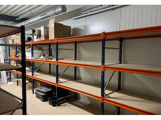 8x grootvakstelling oranje/blauw totaal 12 meter - afbeelding 4 van  5