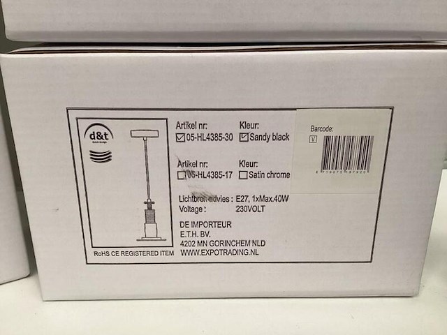 8x hanglamp, d&t, dutch design - afbeelding 4 van  5