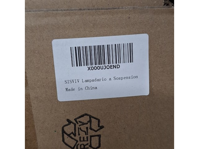 8x hanglamp, sisviv, lampadario a sospension - afbeelding 3 van  7