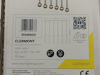 8x hanglamp trio, clermont - afbeelding 4 van  5