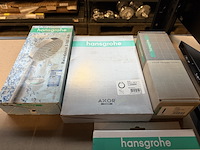8x hansgrohe sanitair/badkamer accessoires en toebehoren - afbeelding 3 van  9