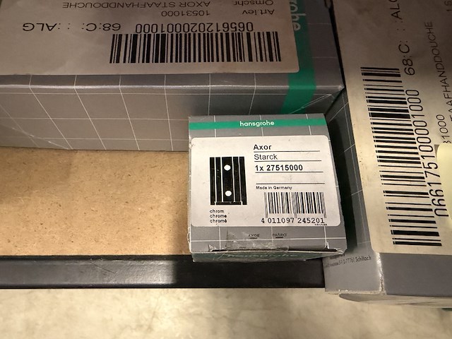 8x hansgrohe sanitair/badkamer accessoires en toebehoren - afbeelding 8 van  9