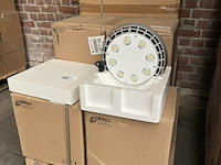 8x high bay light hb1 120w met industriële kap, ellipz lighting - afbeelding 3 van  7