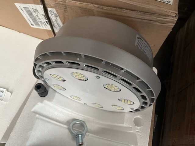 8x high bay light hb1 120w met industriële kap, ellipz lighting - afbeelding 4 van  7