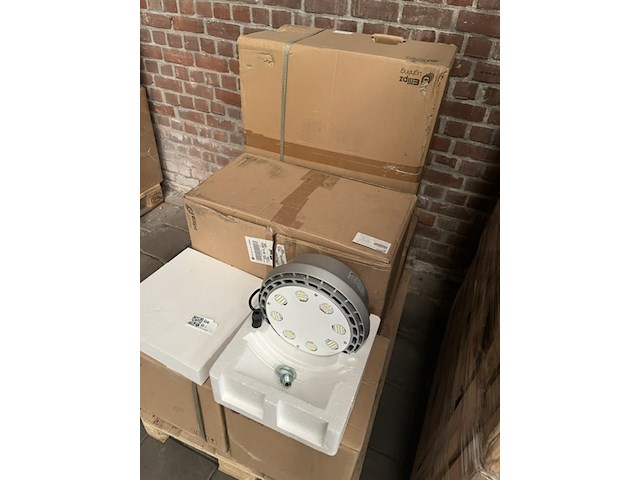 8x high bay light hb1 120w met industriële kap, ellipz lighting - afbeelding 7 van  7