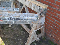 8x houten schraag - afbeelding 2 van  2