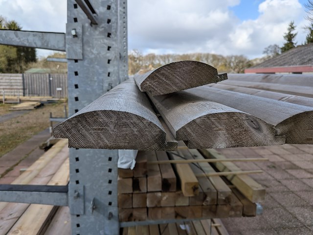 8x houtenplank/gevelbekleding - afbeelding 3 van  5