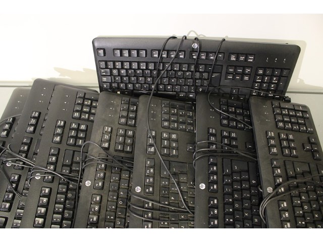 8x hp usb keyboard - afbeelding 3 van  9