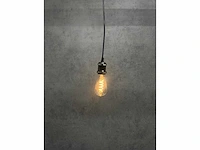 8x industriële fitting hanglamp