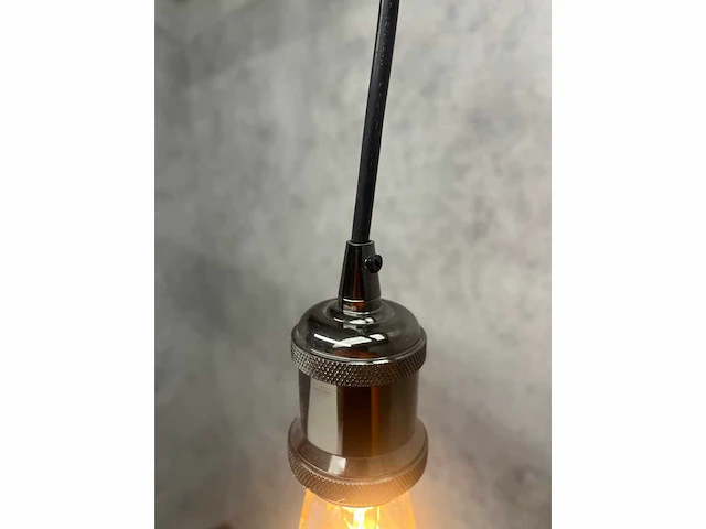 8x industriële fitting hanglamp - afbeelding 3 van  4
