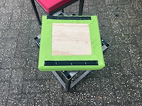 (8x) industriële kruk - voorzien van twee gekleurde zittingen - afbeelding 16 van  16