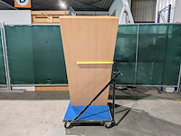 8x inklapbaar bureautafel, satelliet, nova, incl. transportkar - afbeelding 3 van  12