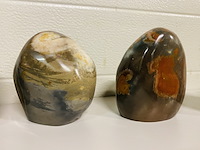 8x jaspis polychroom vrije vorm - afbeelding 5 van  8