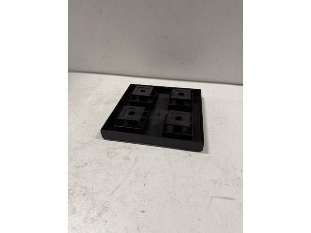 8x kaarsenstandaard dubbel, 6x enkel en 6x 4- delig, zwart - afbeelding 7 van  10