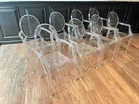 8x kartell louis ghost - design stoel - binnen/buiten - afbeelding 5 van  12