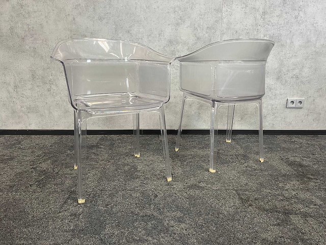 8x kartell papyrus - transparante design fauteuil - afbeelding 3 van  9