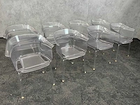 8x kartell papyrus - transparante design fauteuil - afbeelding 3 van  10