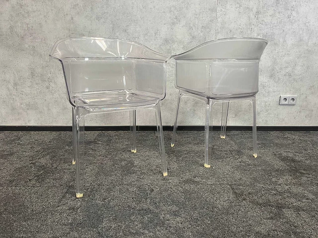 8x kartell papyrus - transparante design fauteuil - afbeelding 4 van  10