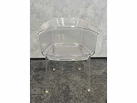 8x kartell papyrus - transparante design fauteuil - afbeelding 7 van  10