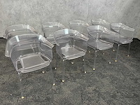 8x kartell papyrus - transparante design fauteuil - afbeelding 2 van  10