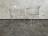 8x kartell papyrus - transparante design fauteuil - afbeelding 3 van  4