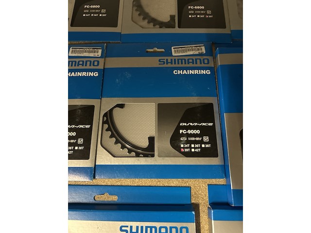 8x kettingblad, shimano - afbeelding 3 van  6