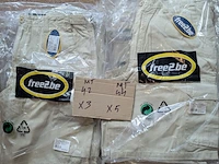 8x korte werkbroek, beige, maat nl48 en nl50 - afbeelding 2 van  2