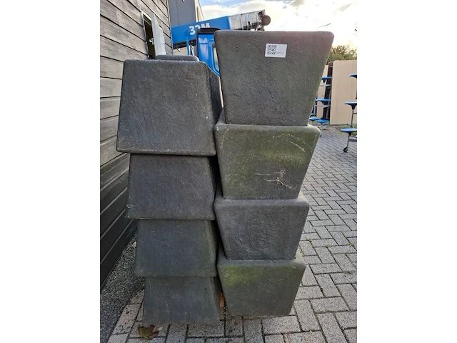 8x kunststof bloembak - afbeelding 2 van  5