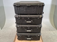 8x kunststof transportkoffer, libervit