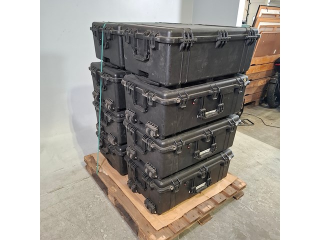 8x kunststof transportkoffer, libervit - afbeelding 2 van  9